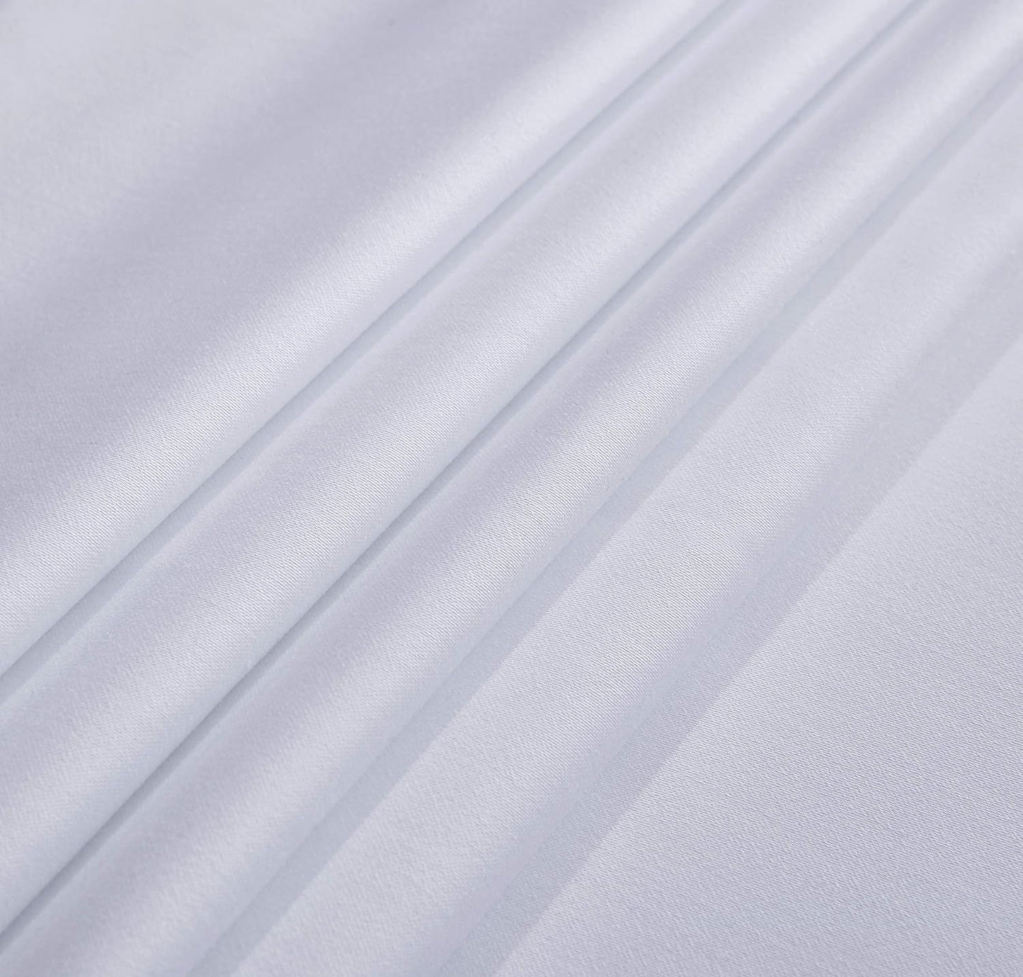 Bamboo Cotton Blend All Season Bedding Set - White - Queen Size