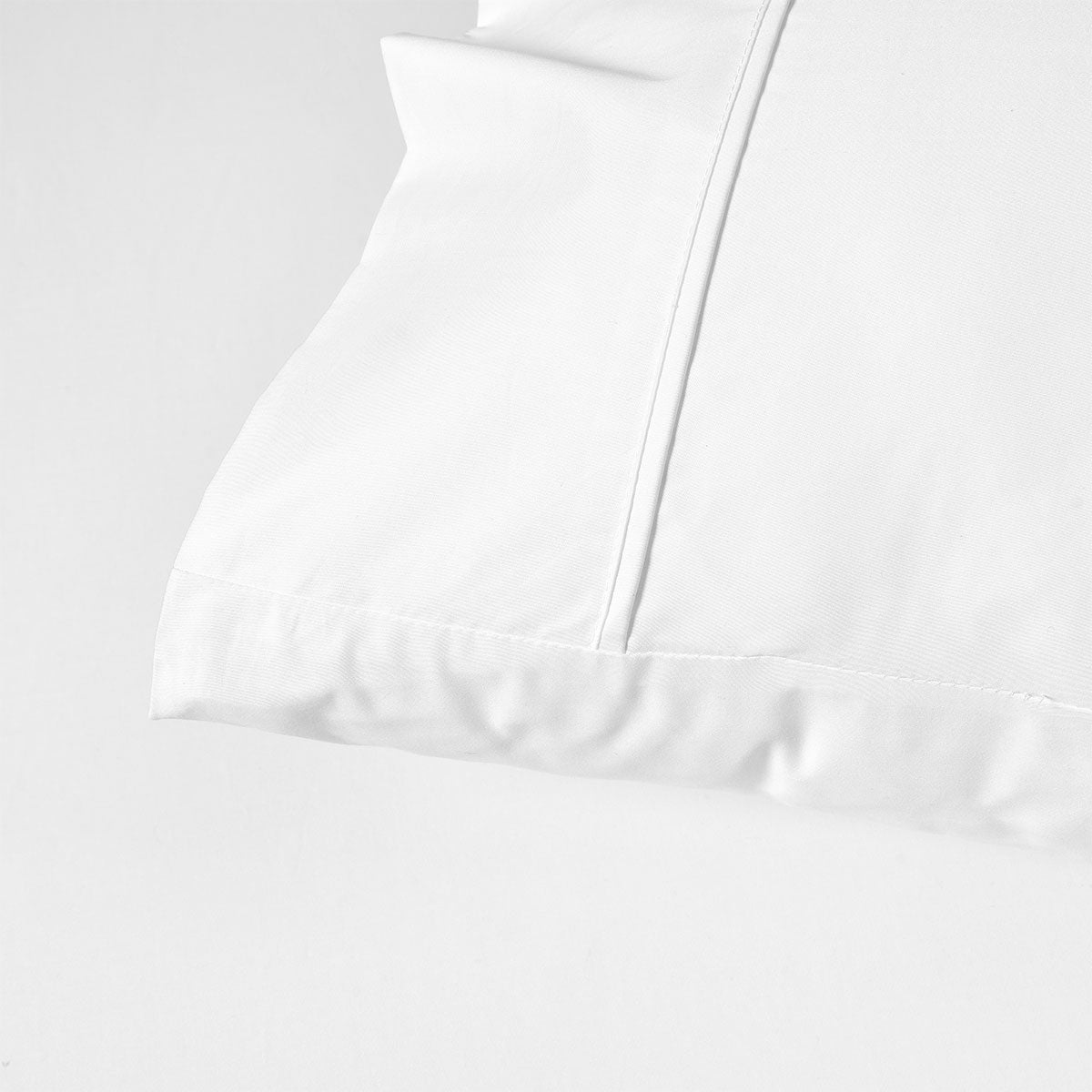 Accessorize 400TC White Bamboo Cotton Sheet Set 40cm Wall Double