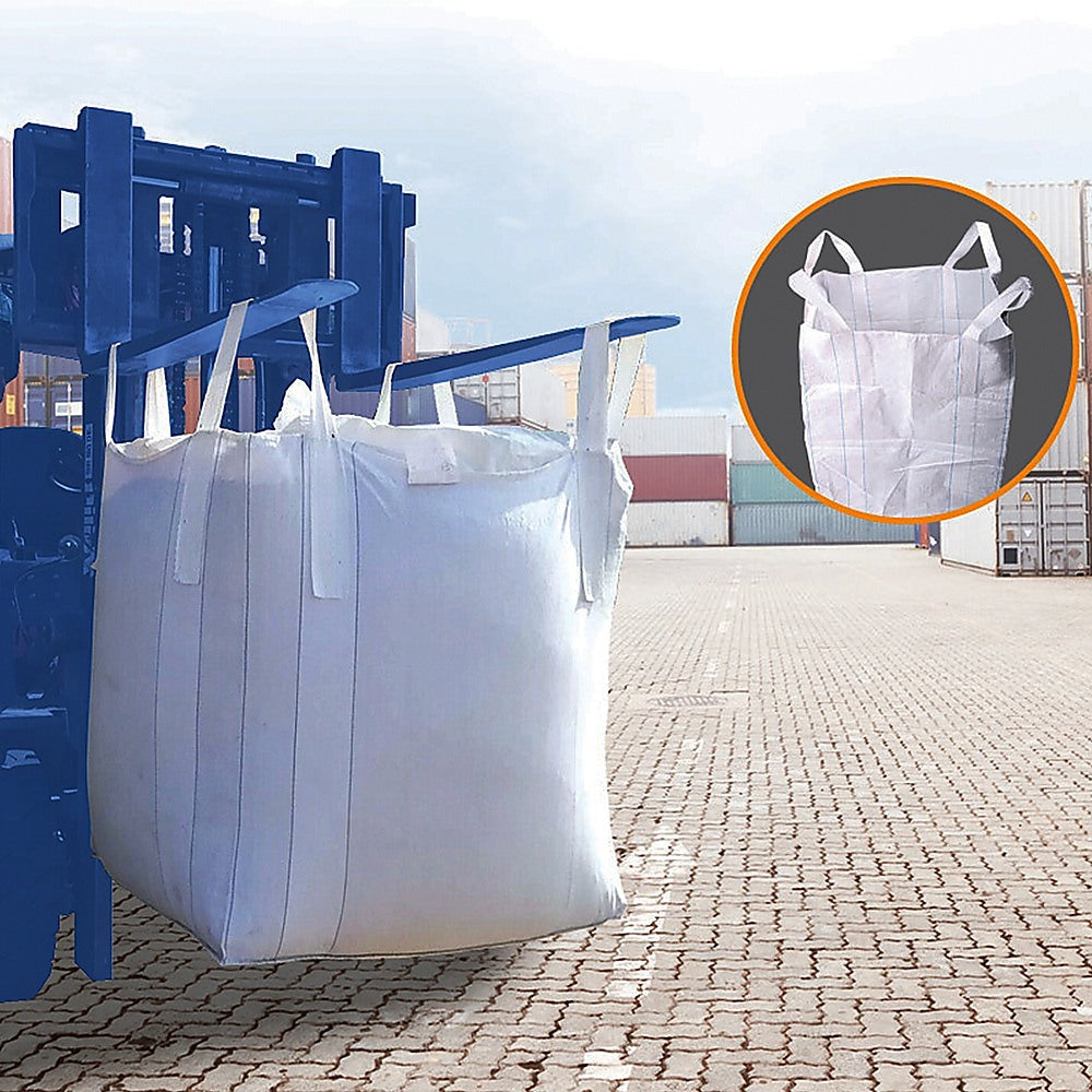 4 x 1 tonne FIBC Polypropylene UV Rated Builder / Bulk / Landscape Bags