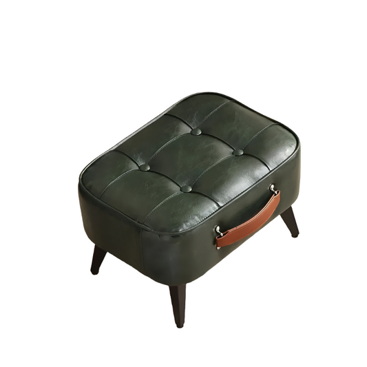 NNETM Super Soft Faux Leather Upholstered Seat - Green Black