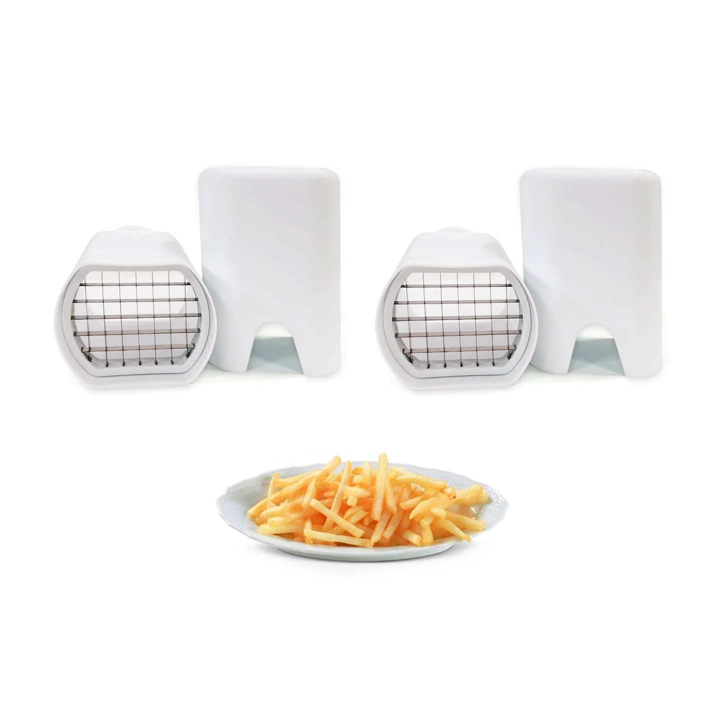 2 Pack Potato Chip Slicer, Fantastic Fries, Quickly Cut Your Own Chips