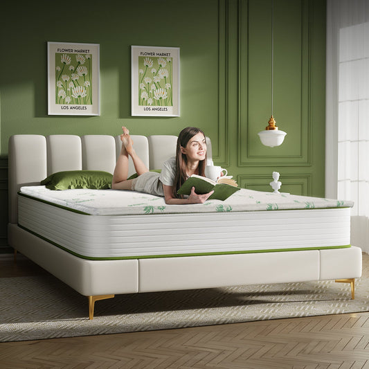 4cm Memory Foam Mattress Topper with Bamboo Cover - Queen