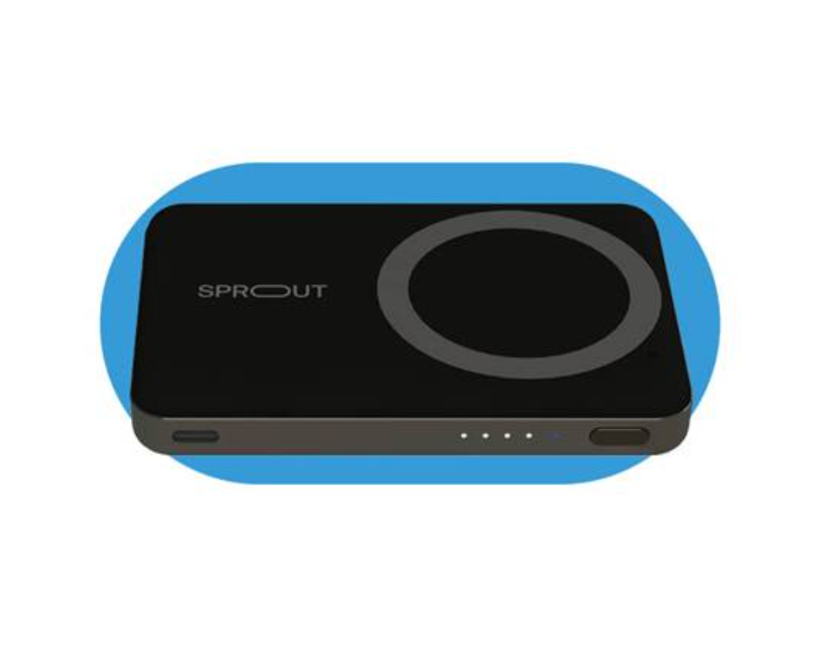 Sprout Magnetic Wirelass Powerbank